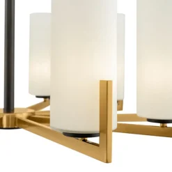 Maytoni kroonluchter Fortano, 10-lamps, glas, E27
