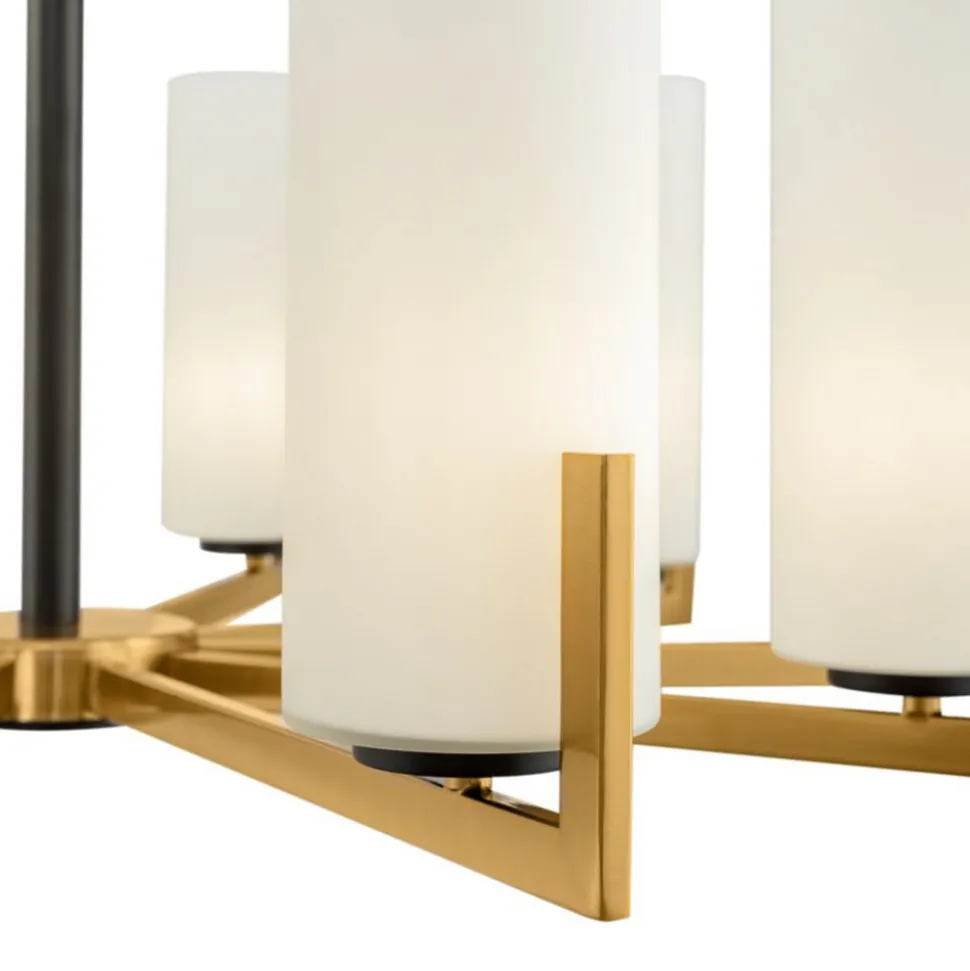 Maytoni kroonluchter Fortano, 10-lamps, glas, E27