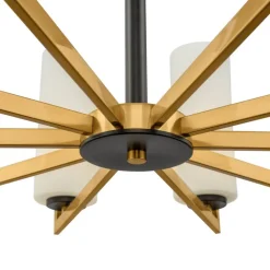 Maytoni kroonluchter Fortano, 10-lamps, glas, E27