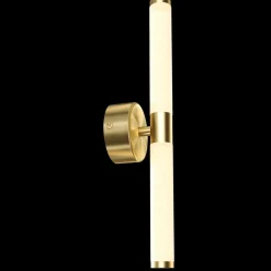 Maytoni LED wandlamp Axis, goudkleurig, hoogte 35,6 cm