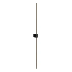 Maytoni LED wandlamp Pars, 105 cm, zwart/goud, aluminium