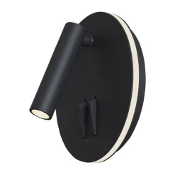 Maytoni los 176 LED wandlamp 3000K rond zwart