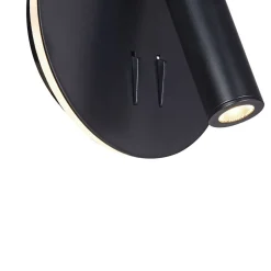 Maytoni los 176 LED wandlamp 3000K rond zwart