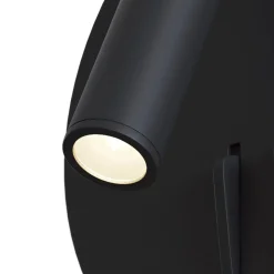 Maytoni los 176 LED wandlamp 3000K rond zwart