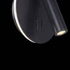 Maytoni los 176 LED wandlamp 3000K rond zwart