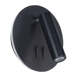 Maytoni los 176 LED wandlamp 3000K rond zwart