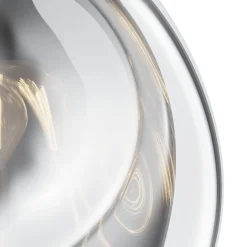 Maytoni Mabell wandlamp van glas, chroom