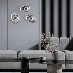 Maytoni Mabell wandlamp van glas, chroom