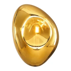 Maytoni Mabell wandlamp van glas, goud