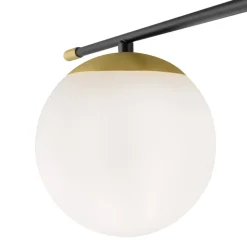 Maytoni Nostalgia, plafondlamp 6-lamps, glas