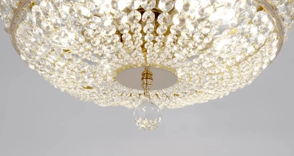 Maytoni Ottilia plafondlamp kristallen, Ø 43,5 cm