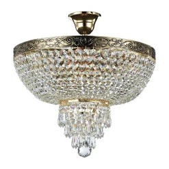 Maytoni Palace kroonluchter met kristallen kap