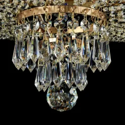 Maytoni Palace kroonluchter met kristallen kap