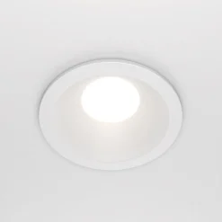Maytoni plafond inbouwlamp Zoom wit Ø 8,5 cm aluminium IP65 GU10