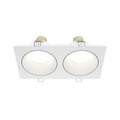 Maytoni plafond inbouwlamp Zoom wit 17 x 9 cm 2-lamps IP65