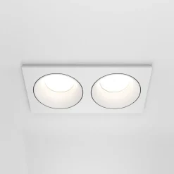 Maytoni plafond inbouwlamp Zoom wit 17 x 9 cm 2-lamps IP65