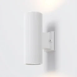 Maytoni Rando buitenwandlamp, 2-lamps, wit