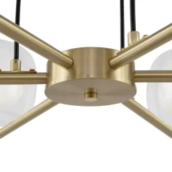 Maytoni Vision hanglamp, goud, 6-lamps