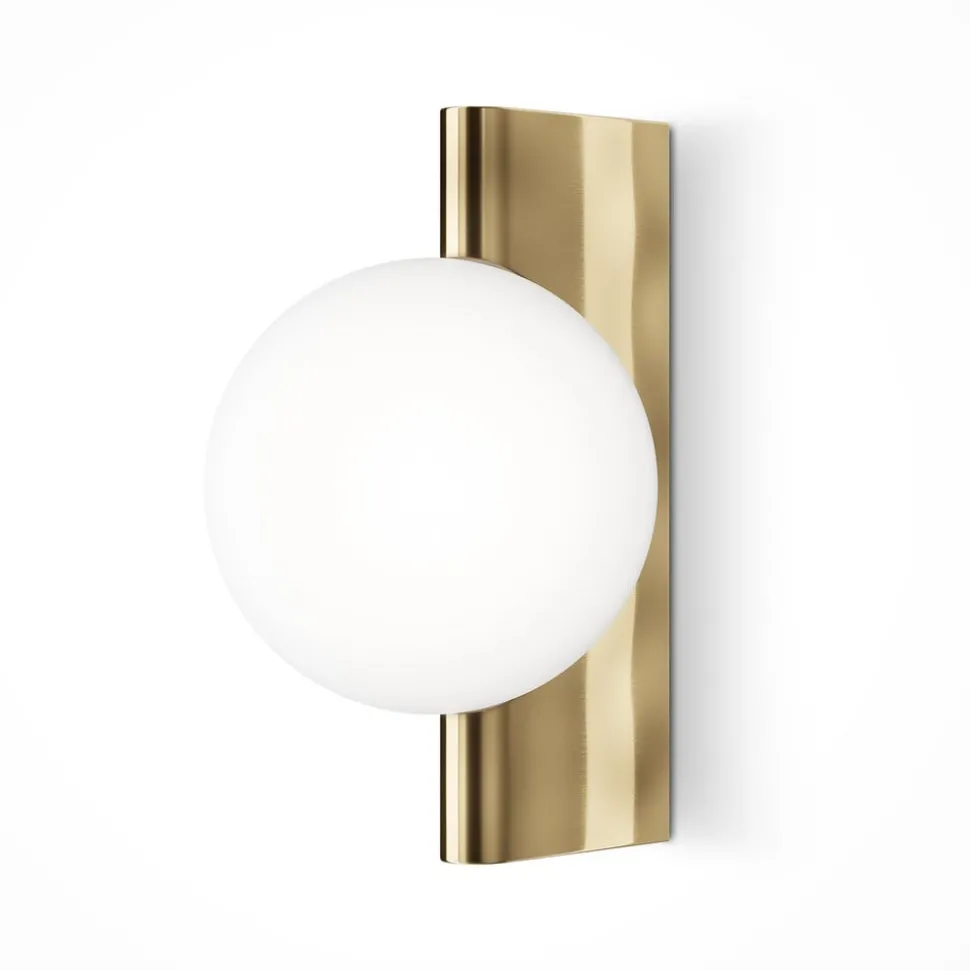 Maytoni wandlamp Avant-garde messing glas/metaal hoogte 30 cm