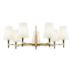 Maytoni Zaragoza kroonluchter 7-lamps textiel kap