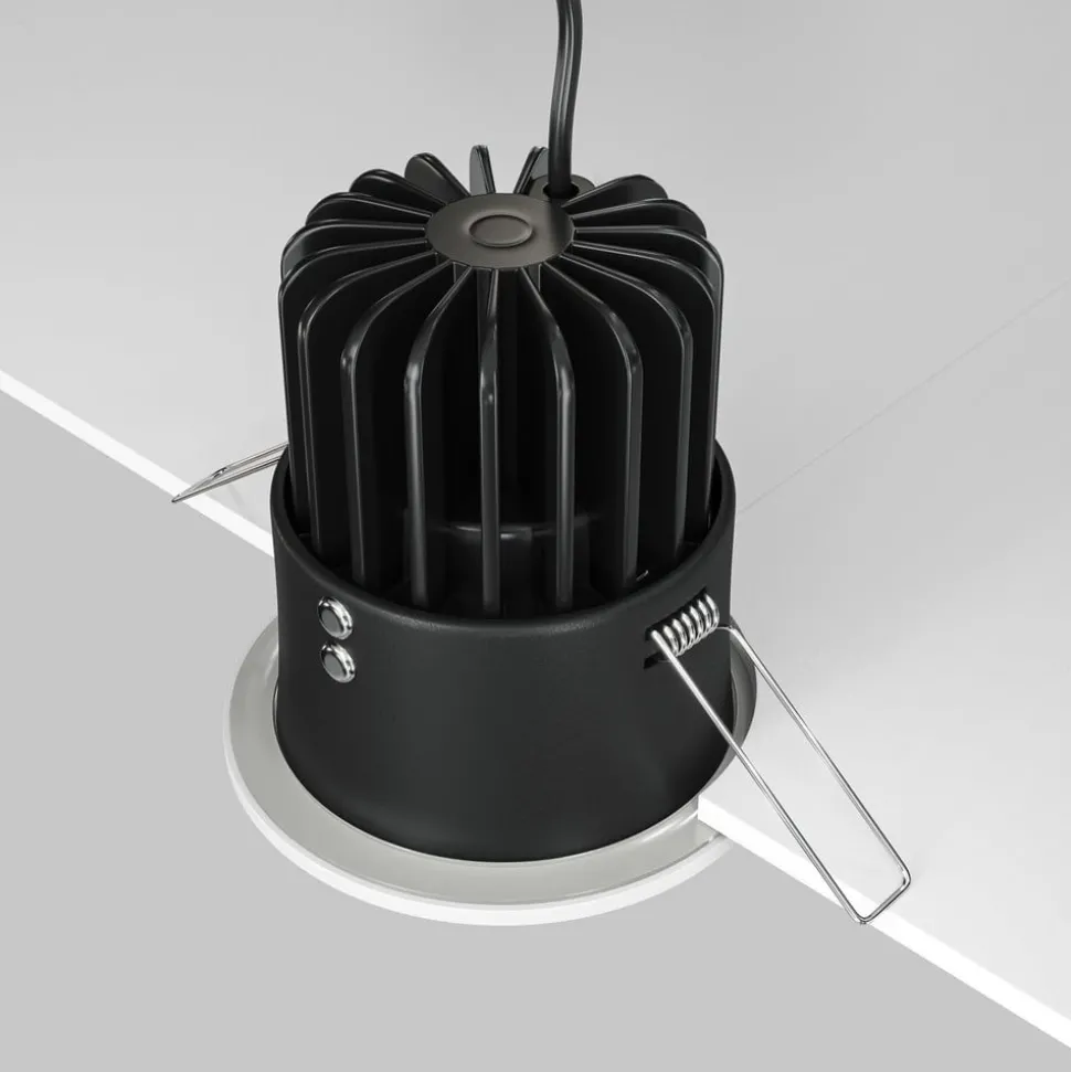 Maytoni Zoom LED inbouwspot 930 IP65 rond triac, wit