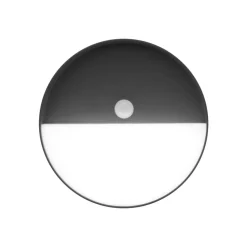 Meg LED buitenwandlamp, antraciet, Ø 15 cm, sensor