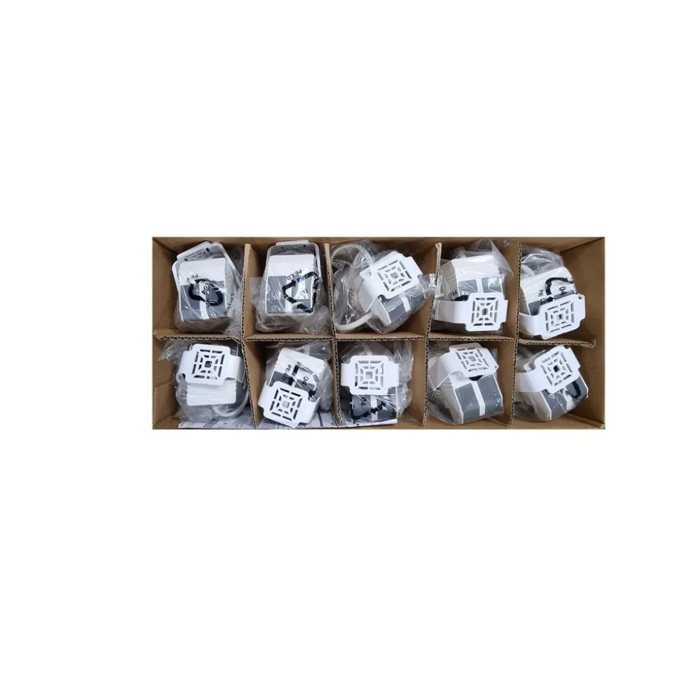 MEGAMAN LED inbouwspot Tego Slim, 10-pak, 2.800 K, wit