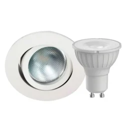 Megatron DecoclicSet LED inbouwring GU10 4,2W wit
