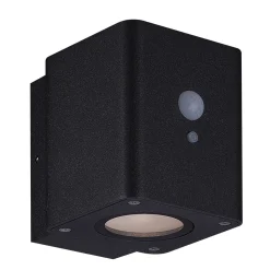 Megatron Loky LED wandlamp solar, sensor, hoekig