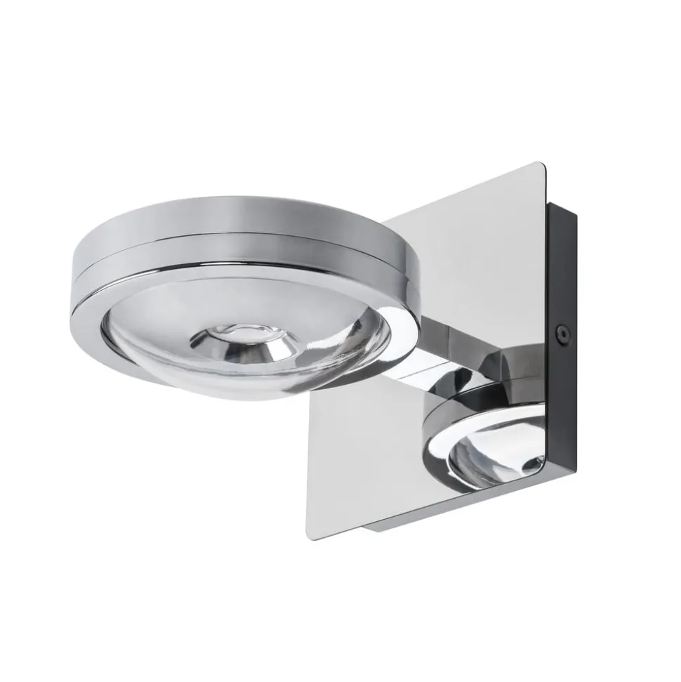 MEGATRON Solo Punto LED wandlamp, chroom