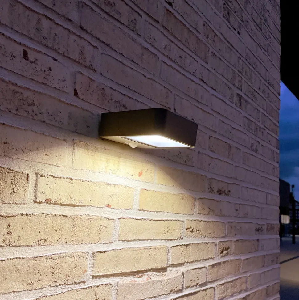 Megatron Wandia LED wandlamp solar, sensor