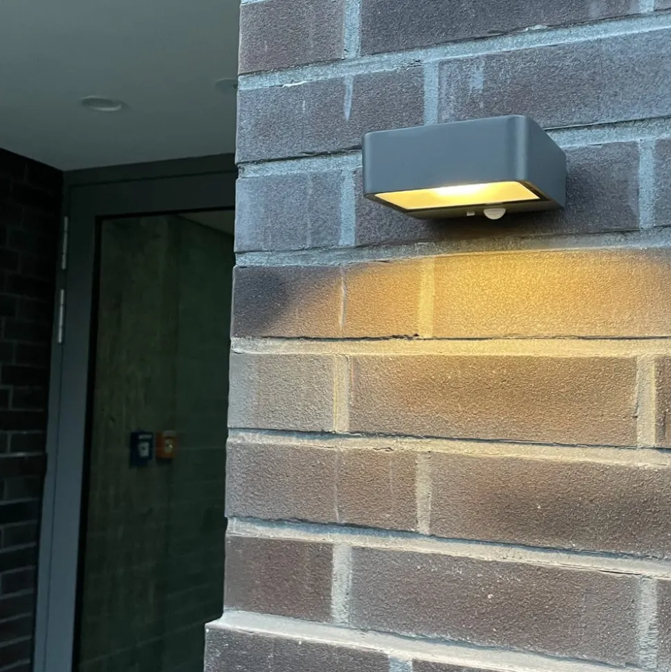 Megatron Wandia LED wandlamp solar, sensor