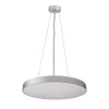 Menkar LED hanglamp, zilverkleurig, Ø 80 cm, CCT, omhoog/omlaag