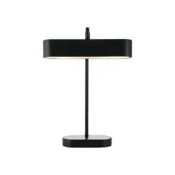 Merlin bureaulamp, metaal, zwart