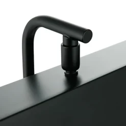 Merlin bureaulamp, metaal, zwart