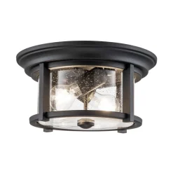 Merrill buiten plafondlamp in zwart