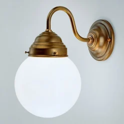 Messing wandlamp Larry