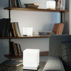 Met aanraakdimmer - LED tafellamp Brenta wit