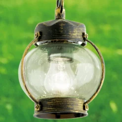 Met geblazen glas - hanglamp Margerite voor buiten