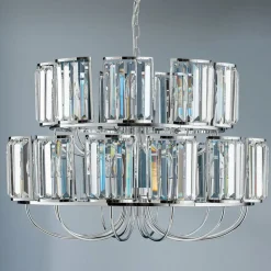 Met K9 kristallen bezette kroonluchter Gstaad