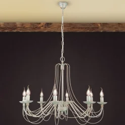 Met kettingophanging - kroonluchter Antonina 8vl