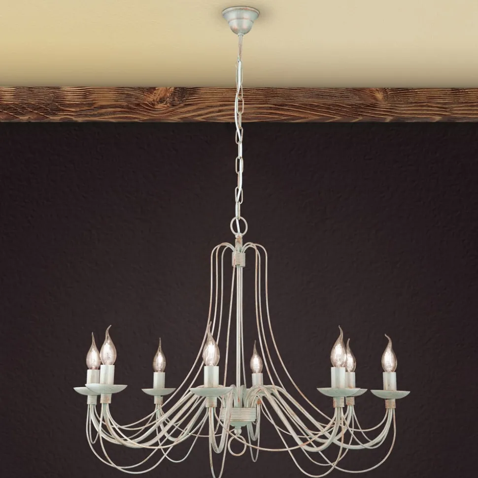 Met kettingophanging - kroonluchter Antonina 8vl