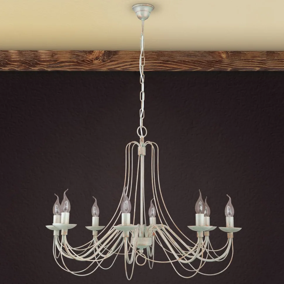 Met kettingophanging - kroonluchter Antonina 8vl