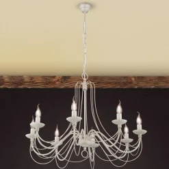 Met kettingophanging - kroonluchter Antonina 8vl