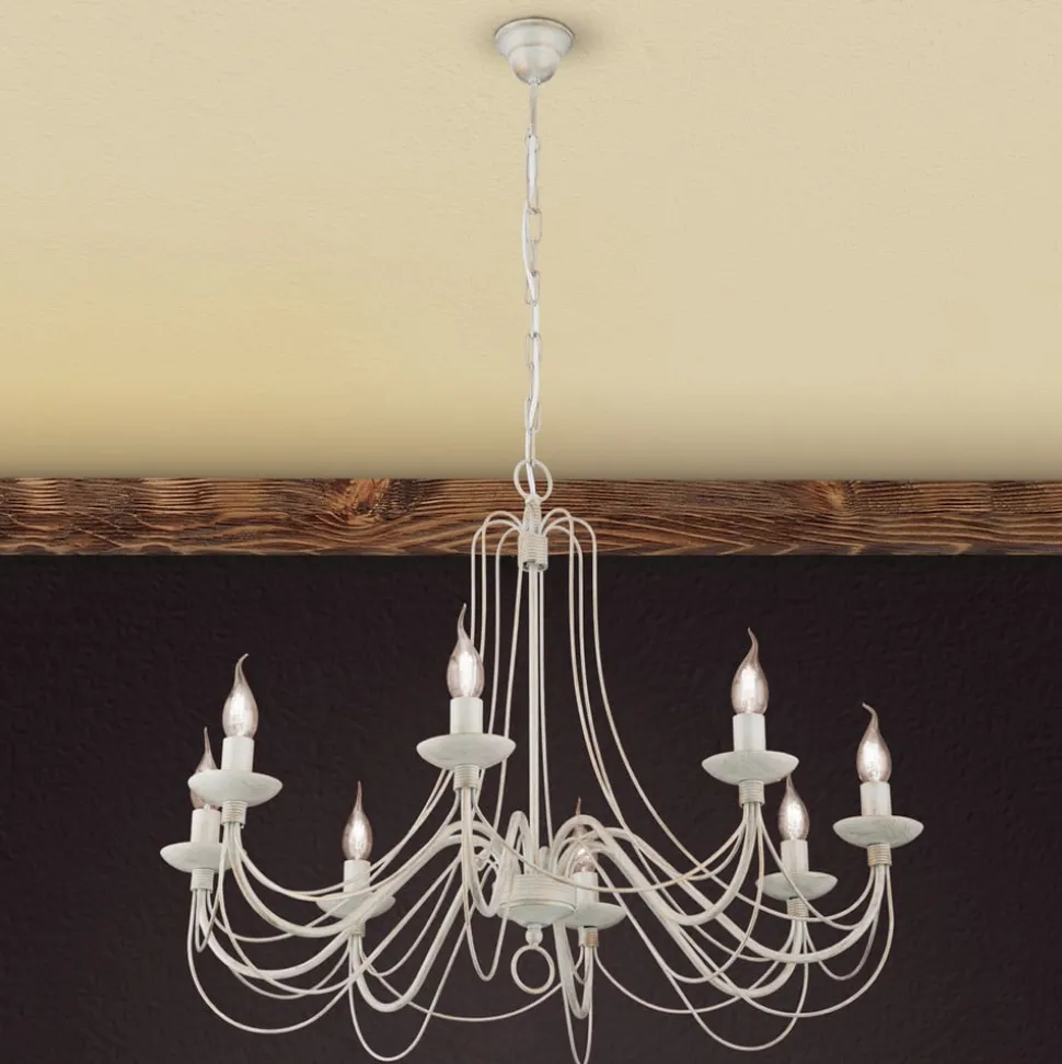 Met kettingophanging - kroonluchter Antonina 8vl