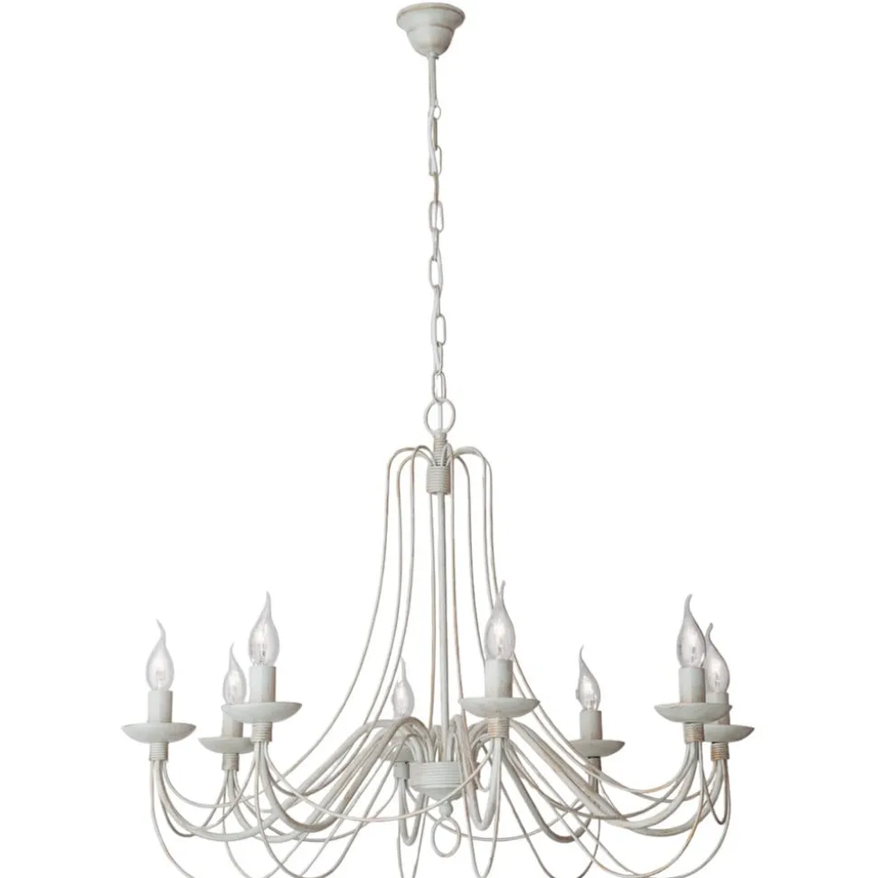 Met kettingophanging - kroonluchter Antonina 8vl