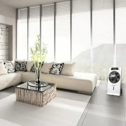 Met luchtbevochtiger - standventilator Cascata