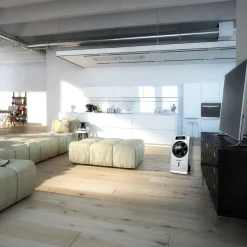 Met luchtbevochtiger - standventilator Cascata