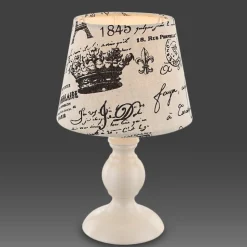 Met zwart opschrift - tafellamp Jolanda