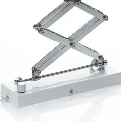 Metalen schaarlamp Kordian, wit